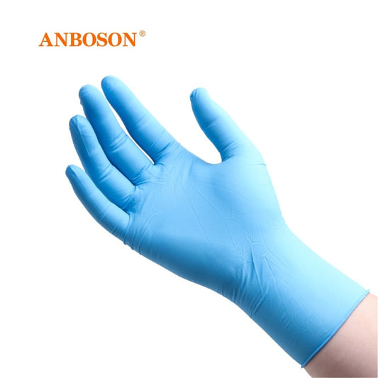 ANBOSON Nitrile gloves 4.5mil_Blue 100PCS